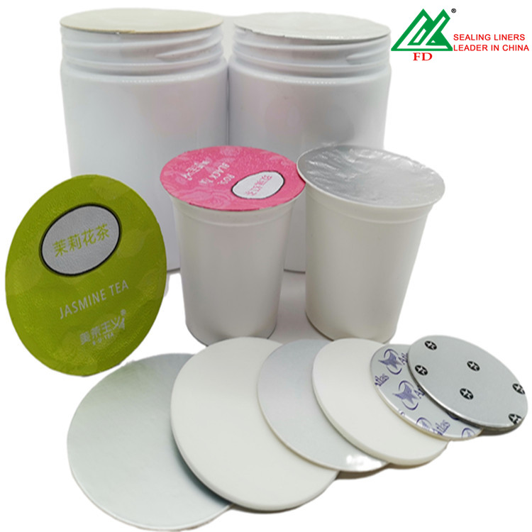 Food Grade Induction Bottle Lid Aluminum Foil Seal Liner Wad for Sealing to Pills/Medicines/Capsules