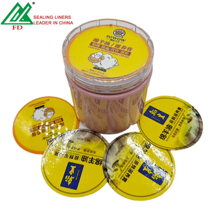 HDPE Pet PP PVC Bottle Aluminum Foil Induction Seal Liner Gasket for Glass Plastic Food Jar Cans Con