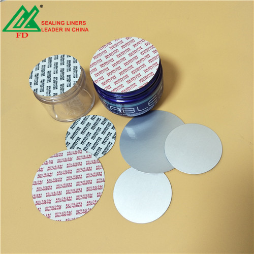 Self-adhesive PS foam pressure sensitive gasket seals pad cap liner for PP PET PVC PS ABS glass bott
